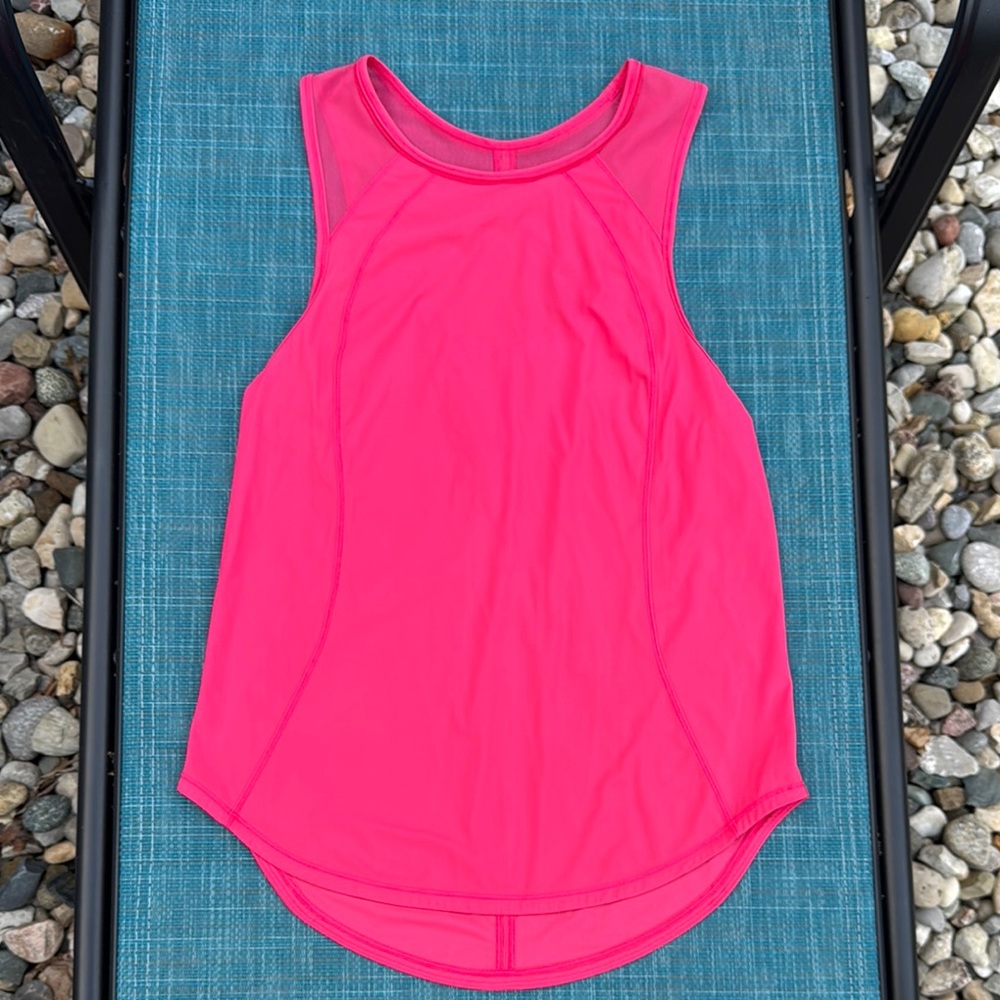 Lululemon Athletica Pink Sleeveless Tank Top